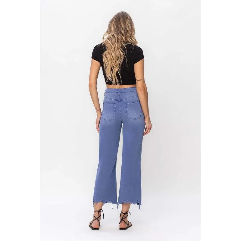 90"s Vintage Crop Flare Jeans