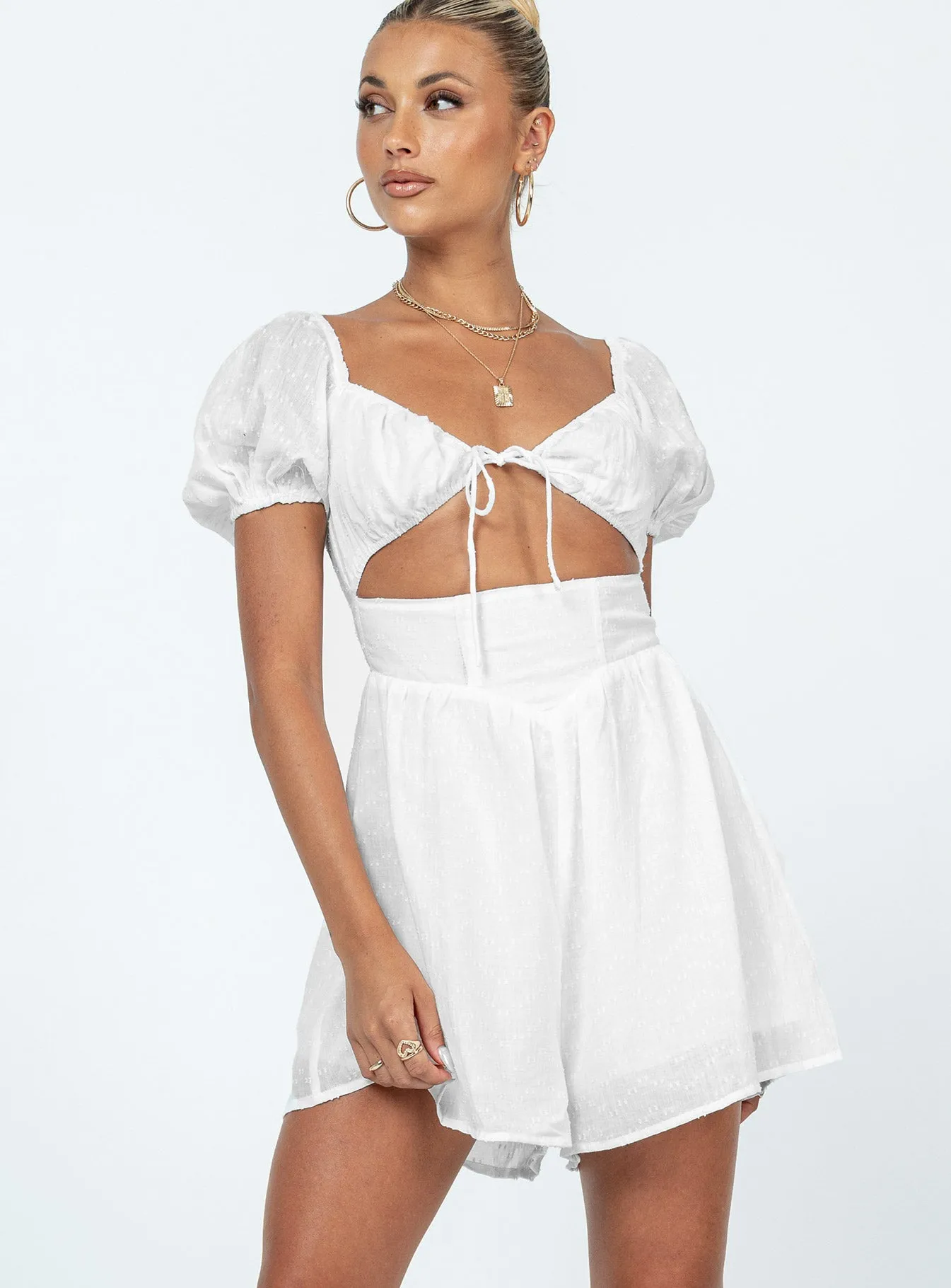 Adelita Romper White