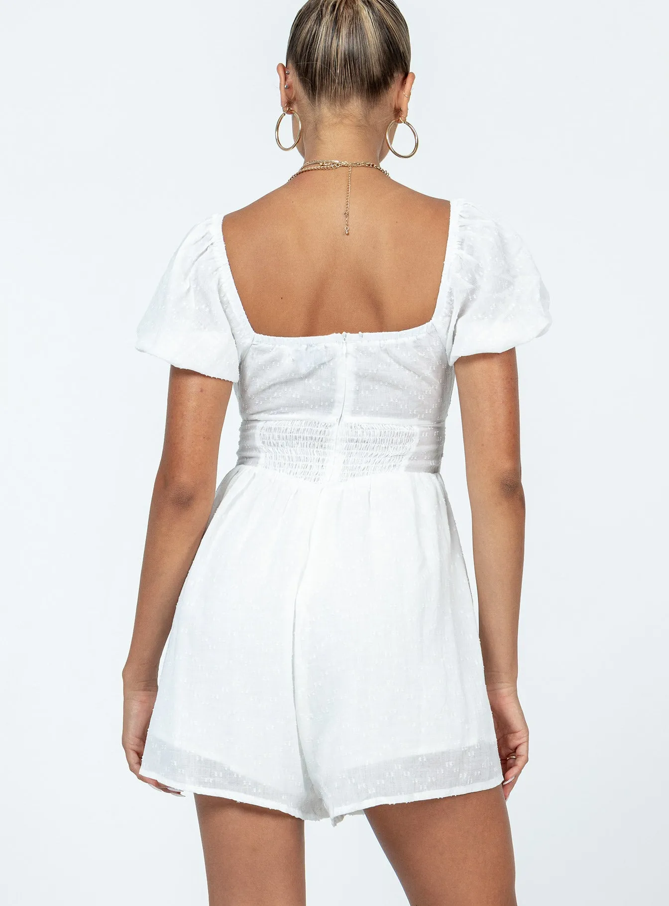 Adelita Romper White