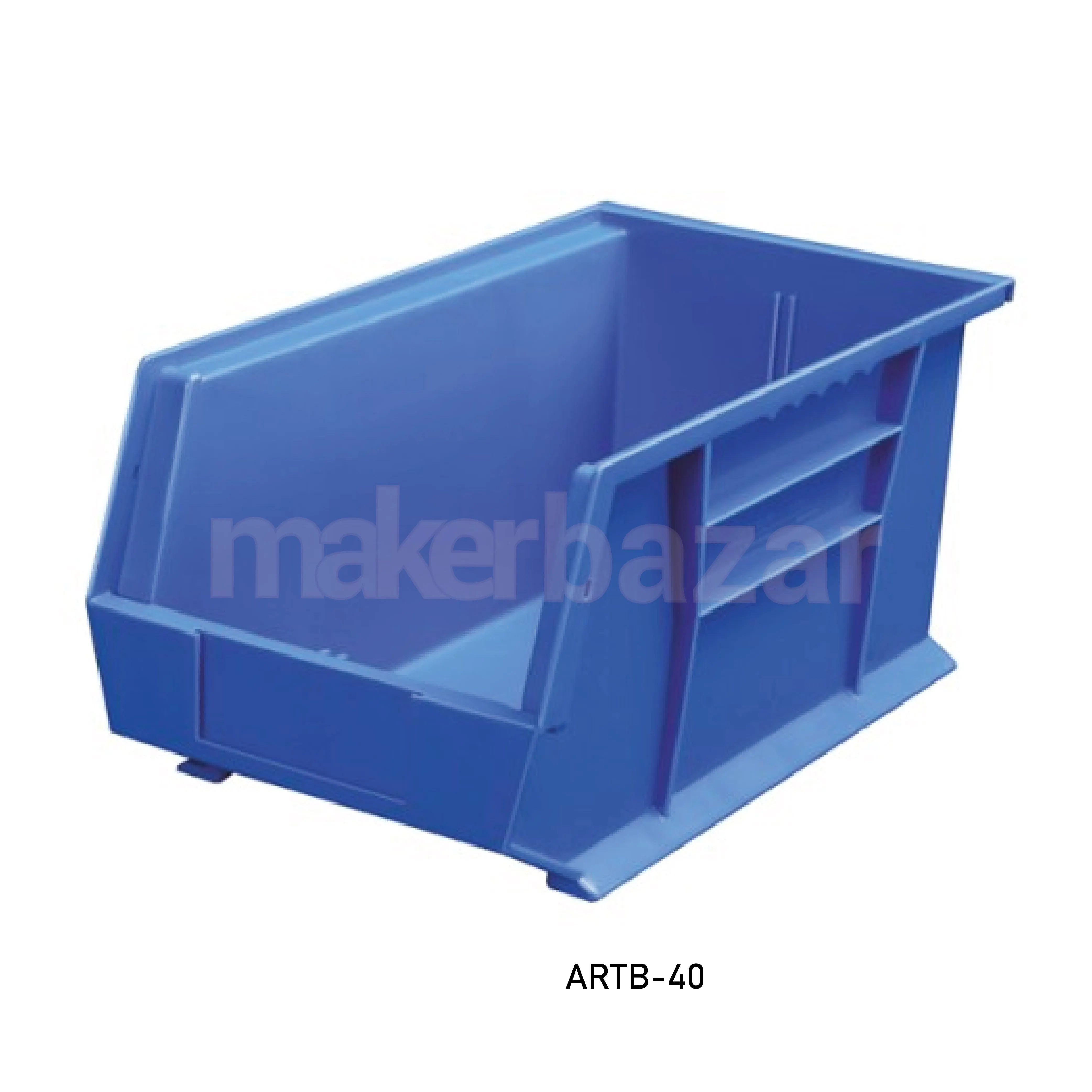 Alkon: ARTB-30 Rhino Tuff Bins 274mm X 140mm X 127mm Blue/Red