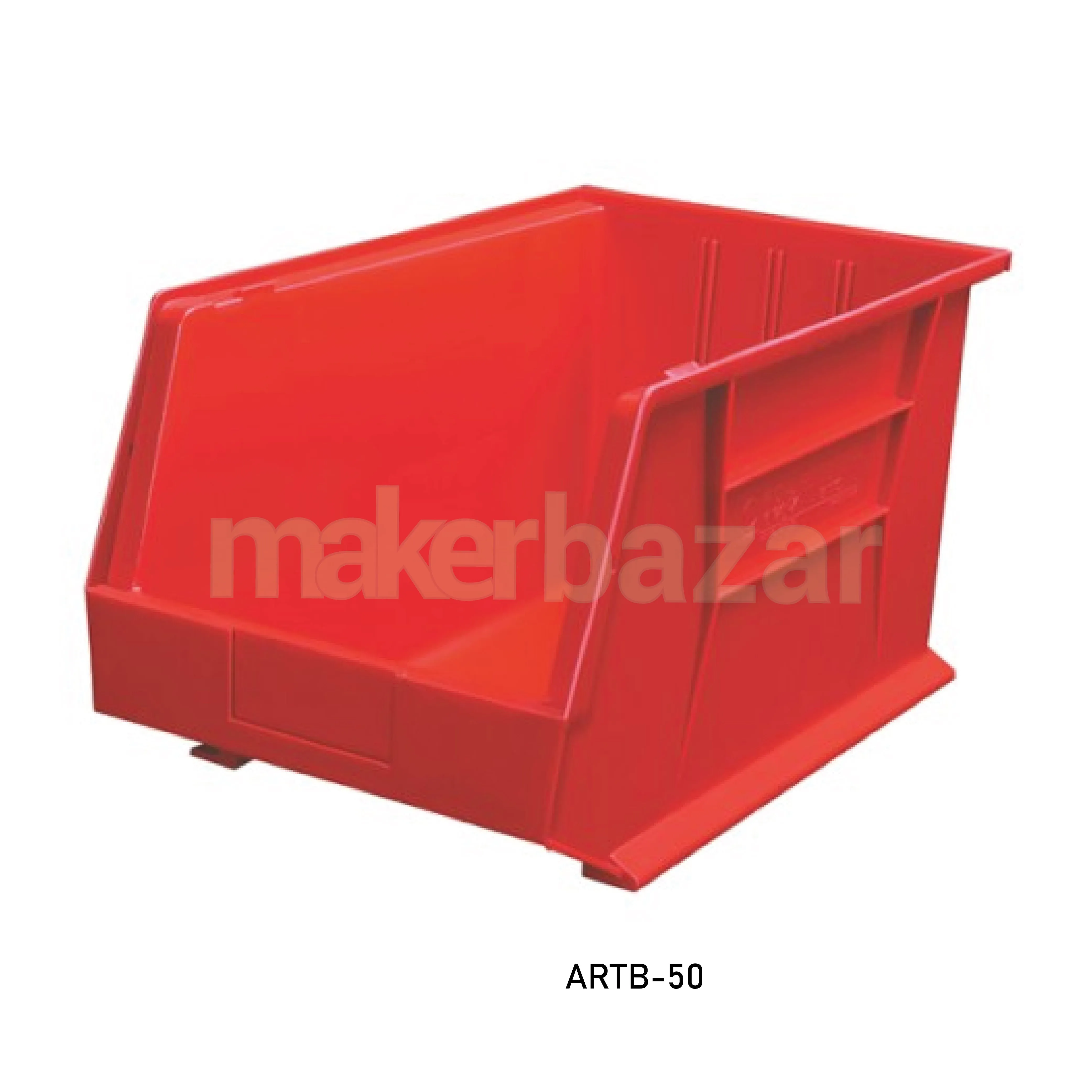 Alkon: ARTB-40 Rhino Tuff Bins 375mm X 210mm X 179mm Blue/Red