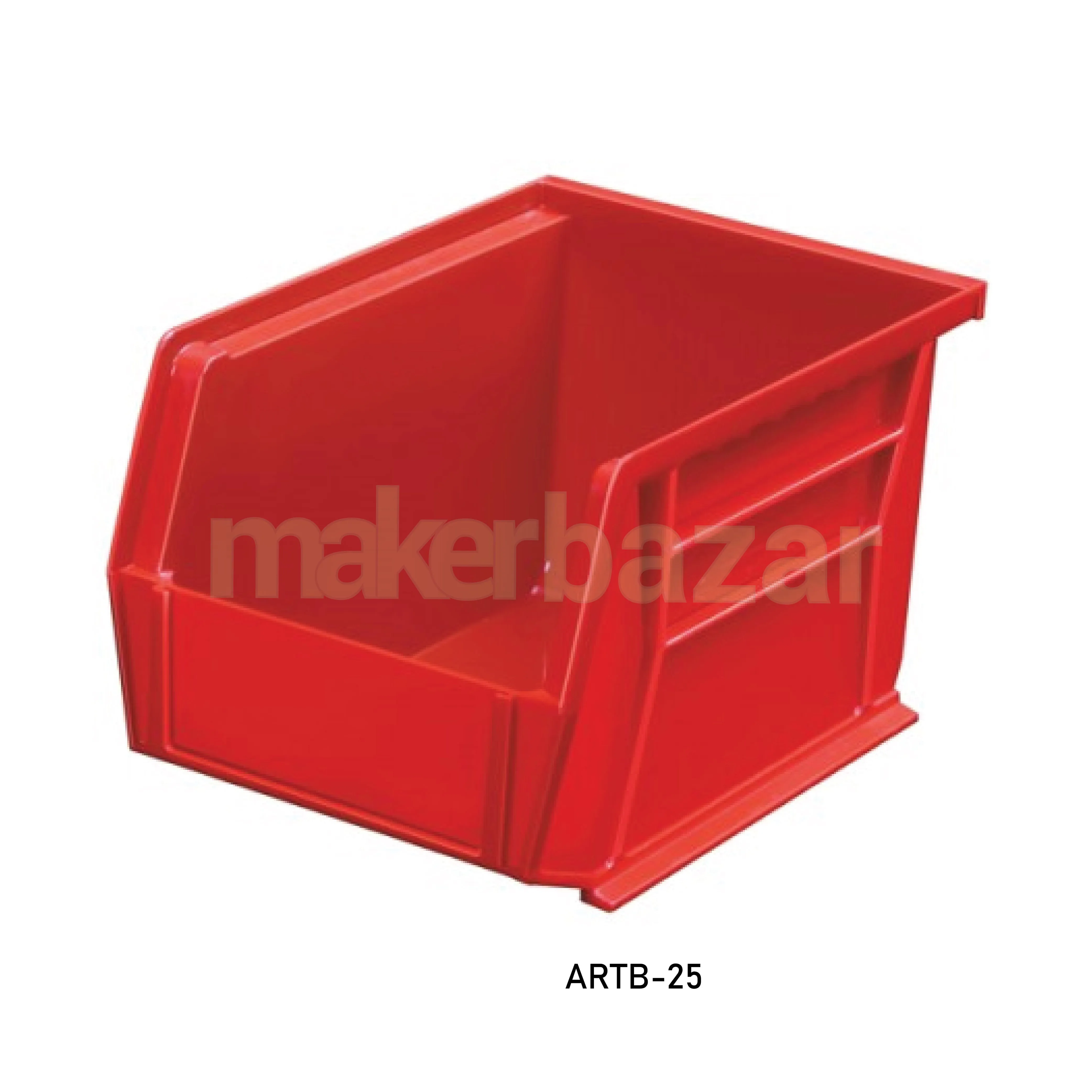 Alkon: ARTB-40 Rhino Tuff Bins 375mm X 210mm X 179mm Blue/Red