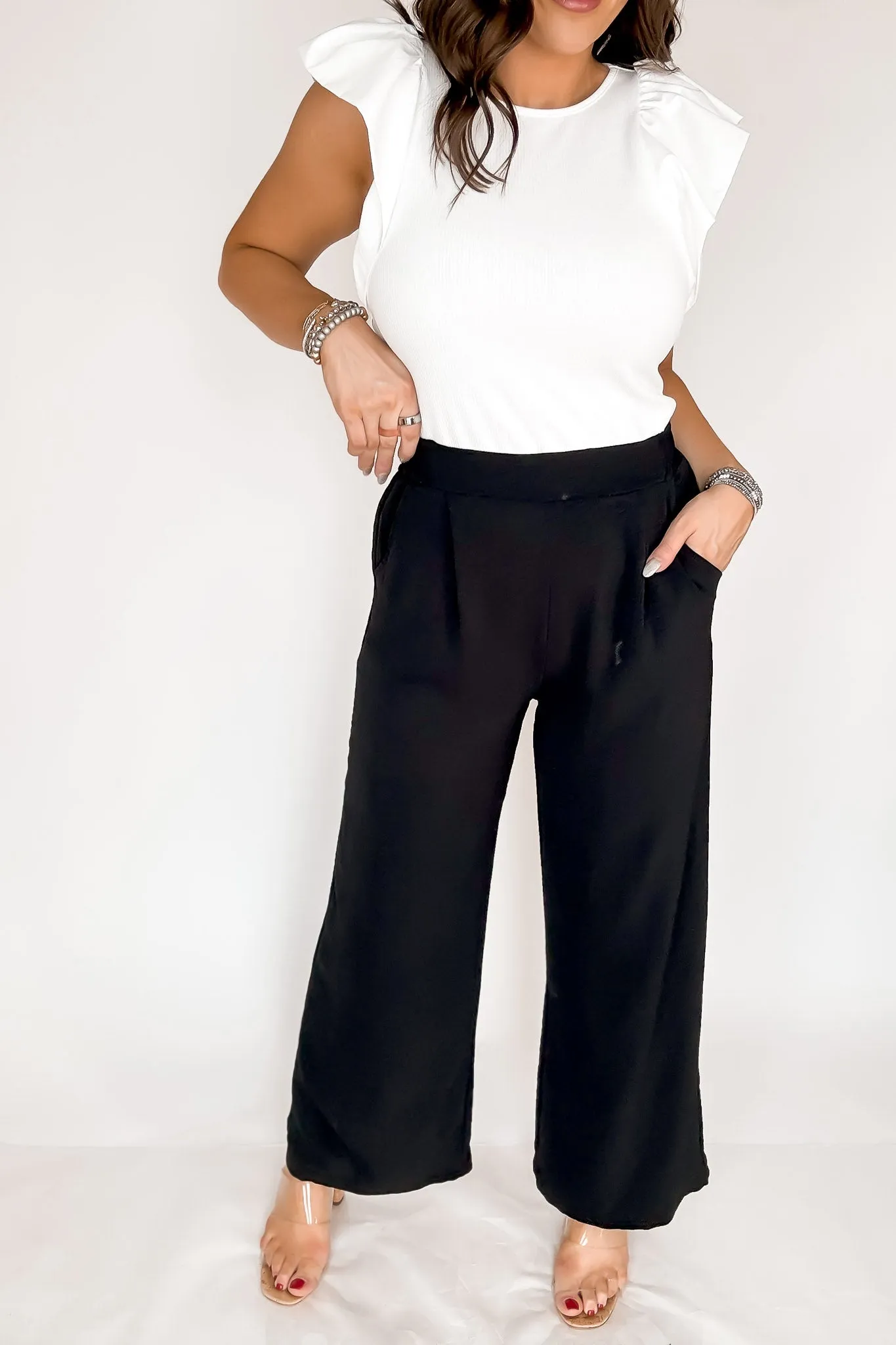 Amazing Black Wide Leg Pants