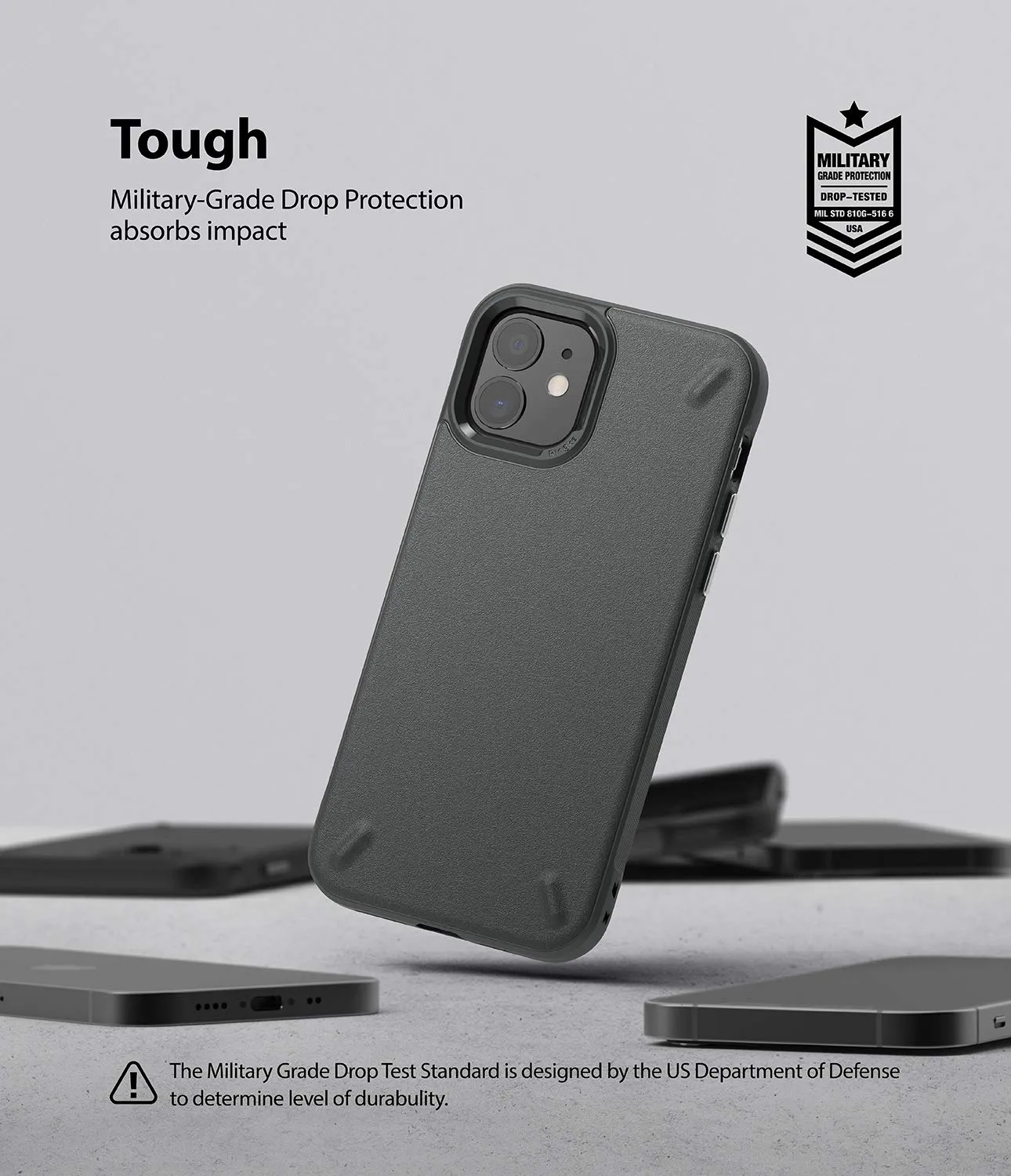 Apple iPhone 12 Mini Back Cover Case | Onyx - Dark Gray