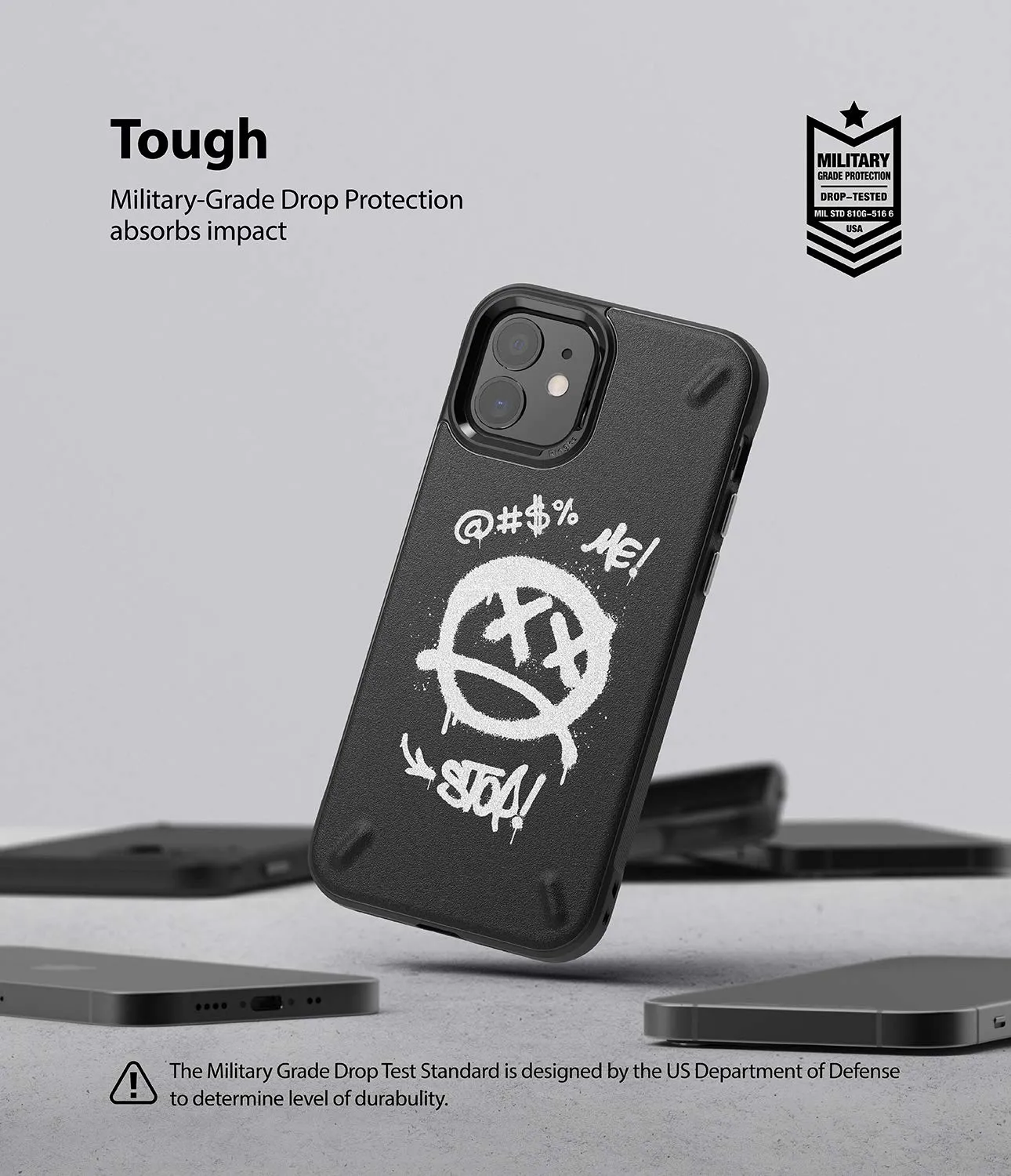 Apple iPhone 12 Mini Back Cover Case |  Onyx Design - Graffiti