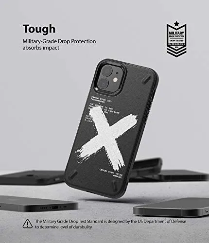 Apple iPhone 12 Mini Back Cover Case |  Onyx Design - X