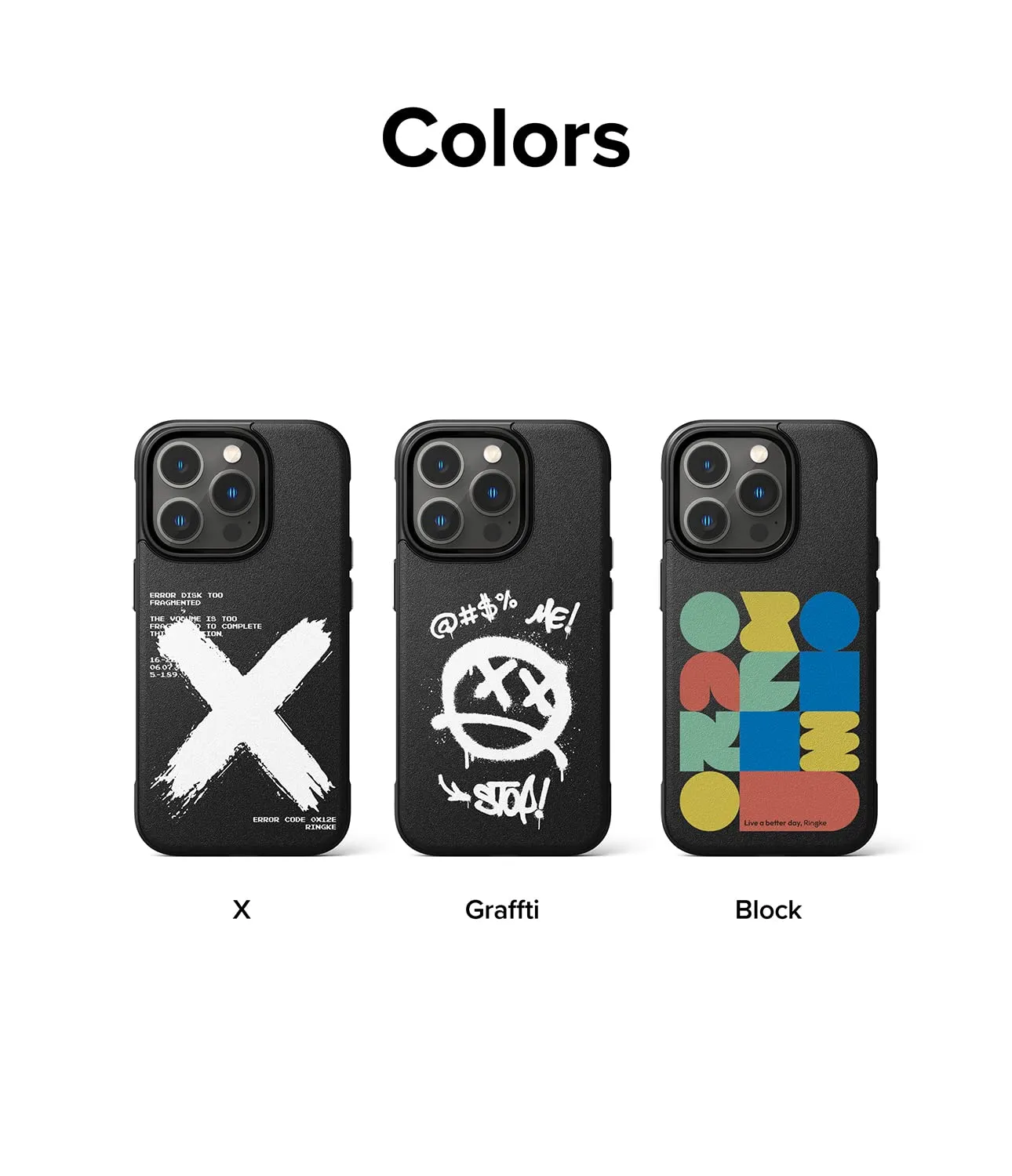 Apple iPhone 14 Pro Back Cover Case | Onyx Design - Graffiti