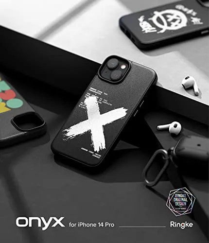 Apple iPhone 14 Pro Back Cover Case | Onyx Design - X