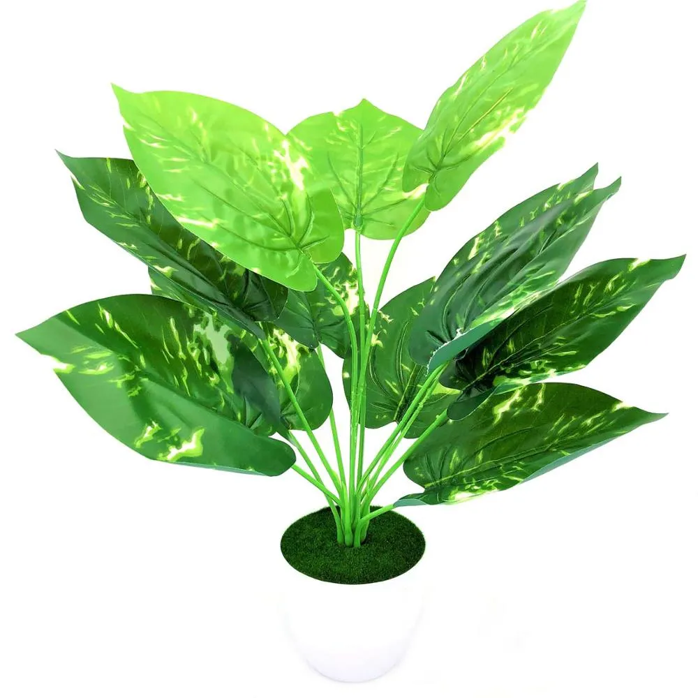 Artificial Green Plants with Vase