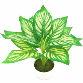 Artificial Green Plants with Vase