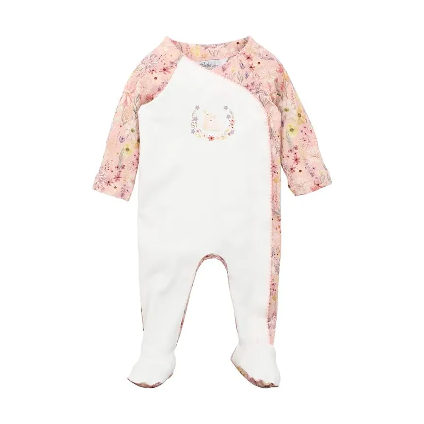 Bebe L/S Wrap Onesie - Thea