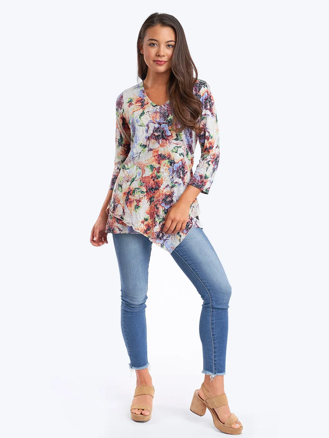 Becki Cotton Burnout Devon Tunic