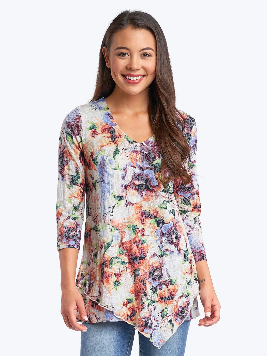 Becki Cotton Burnout Devon Tunic