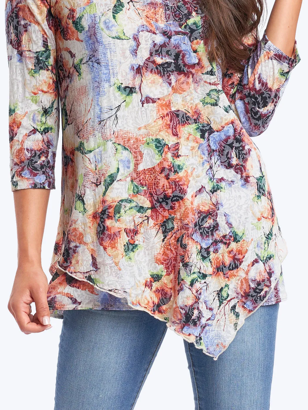 Becki Cotton Burnout Devon Tunic