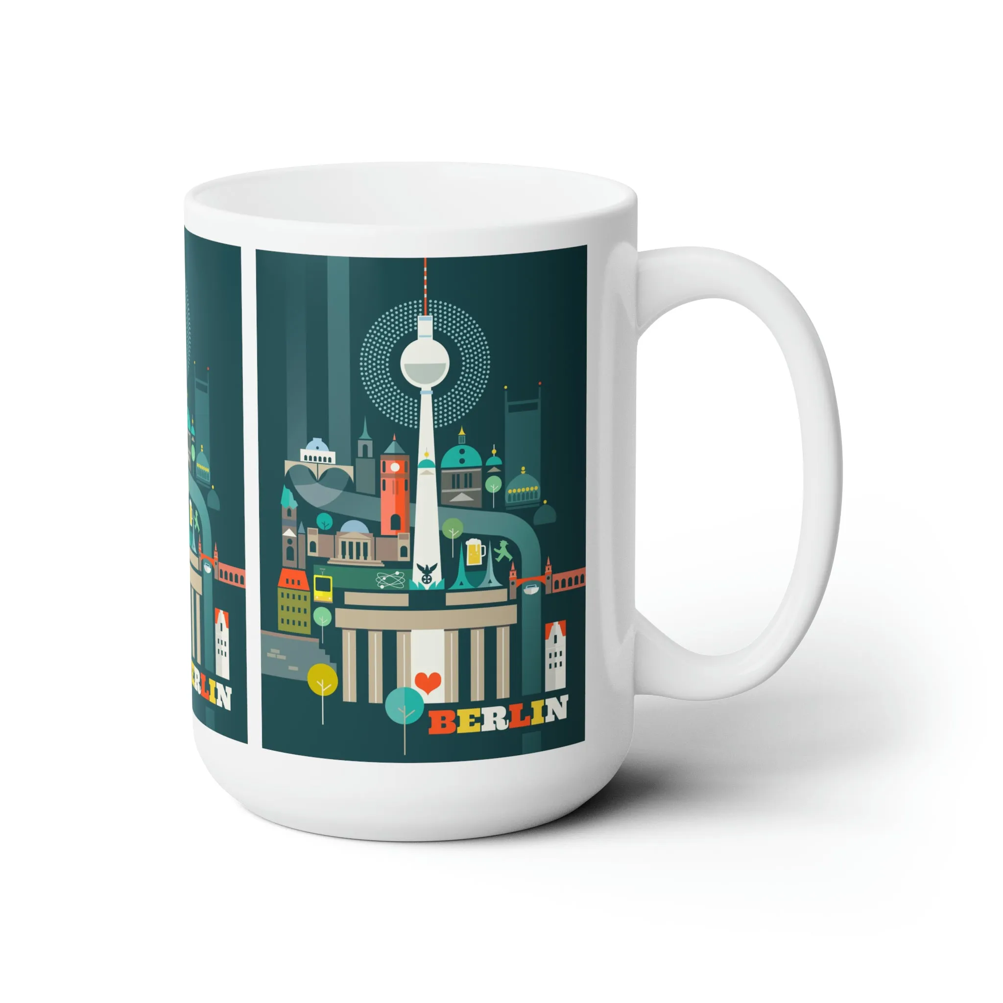 Berlin Ceramic Mug 11oz or 15oz