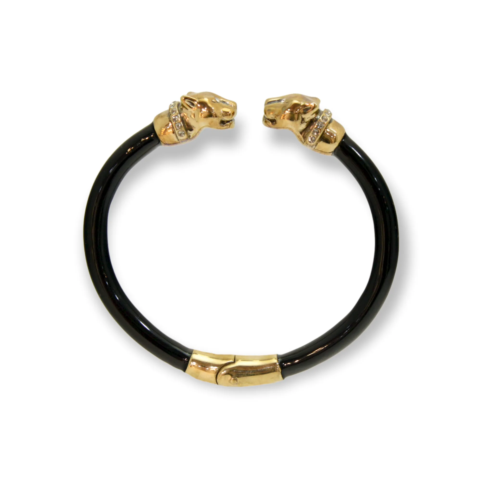 BLACK PANTHER BRACELET MICRO GOLD HEAD