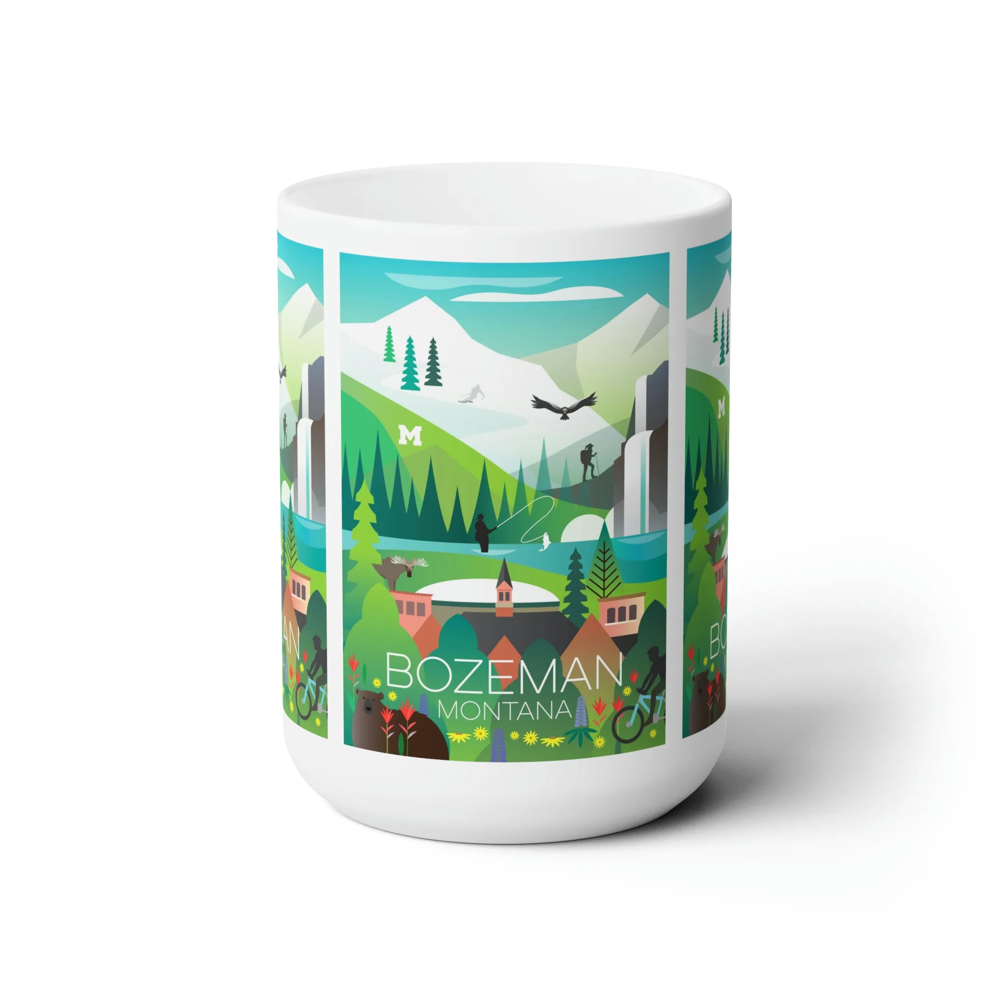 Bozeman Ceramic Mug 11oz or 15oz