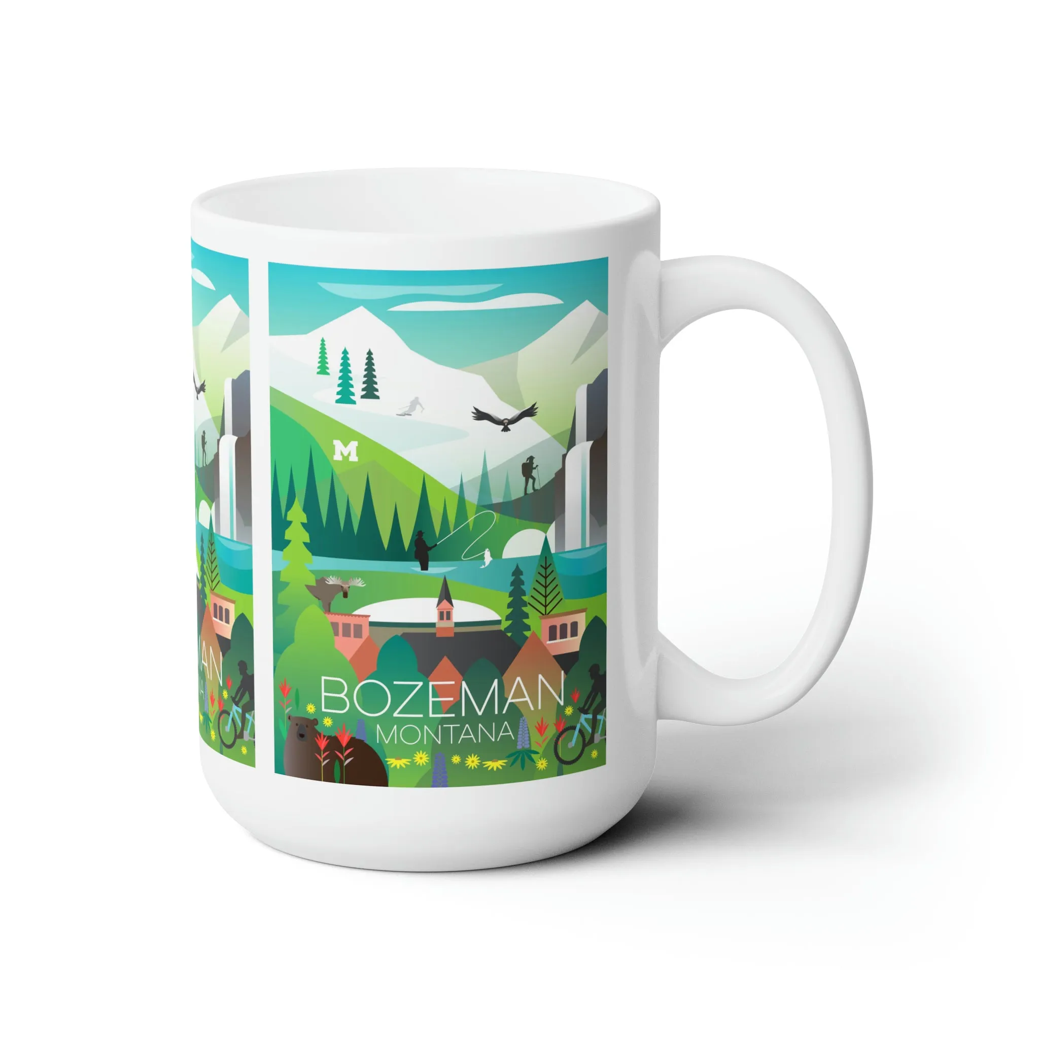 Bozeman Ceramic Mug 11oz or 15oz