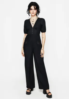 Briar Embroidered Linen-Blend Jumpsuit