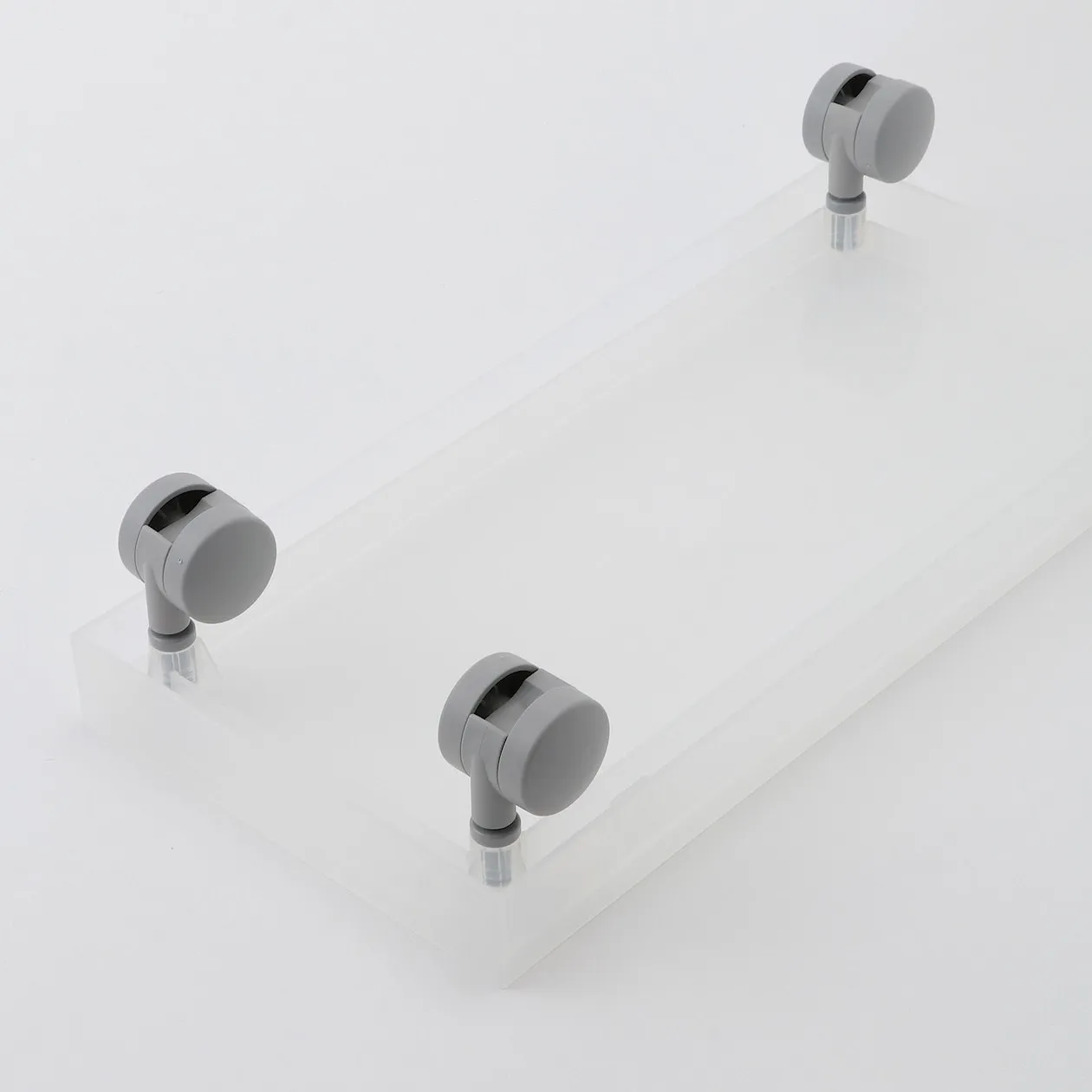 Castor-Attachable Lid For Wide PP File Box - Clear