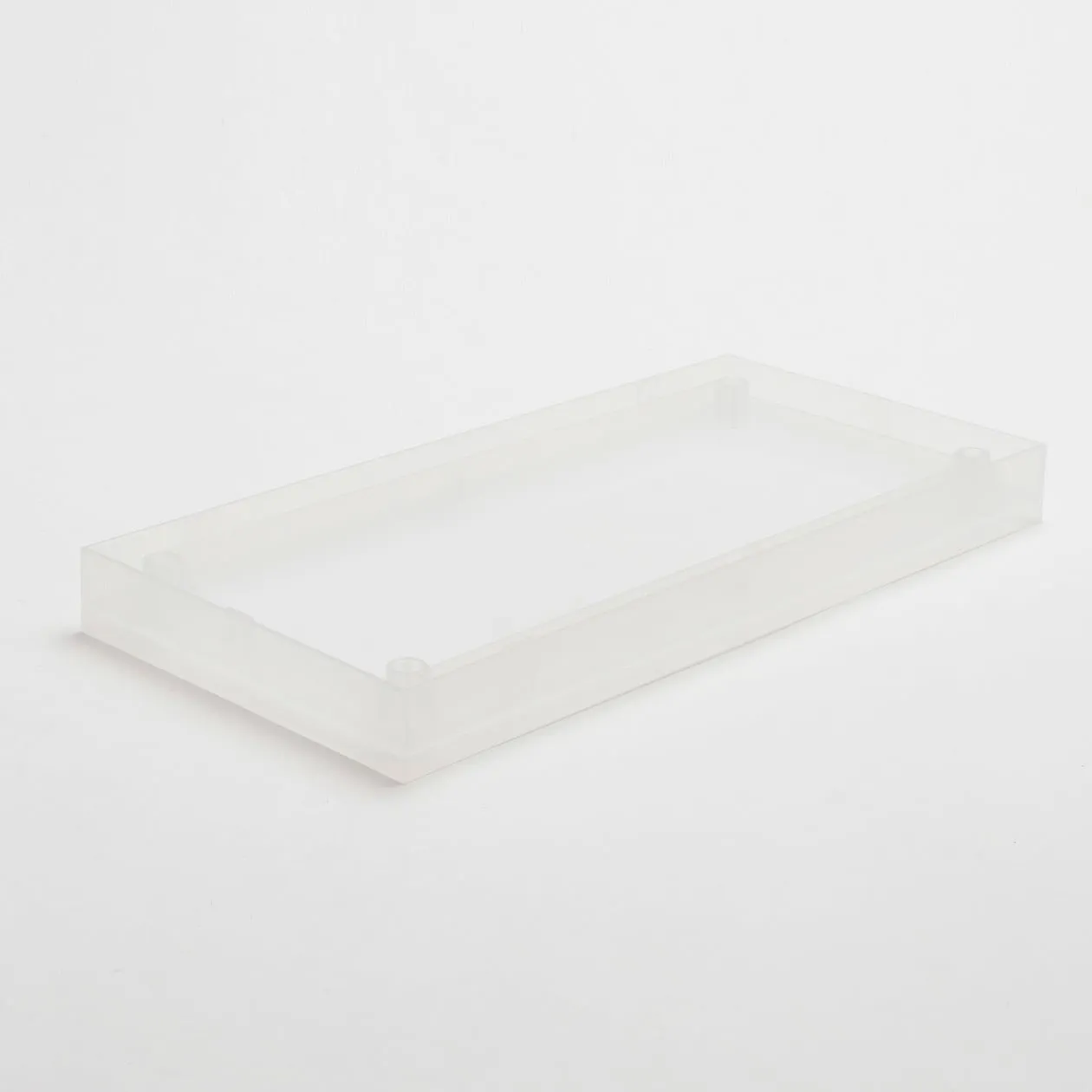 Castor-Attachable Lid For Wide PP File Box - Clear