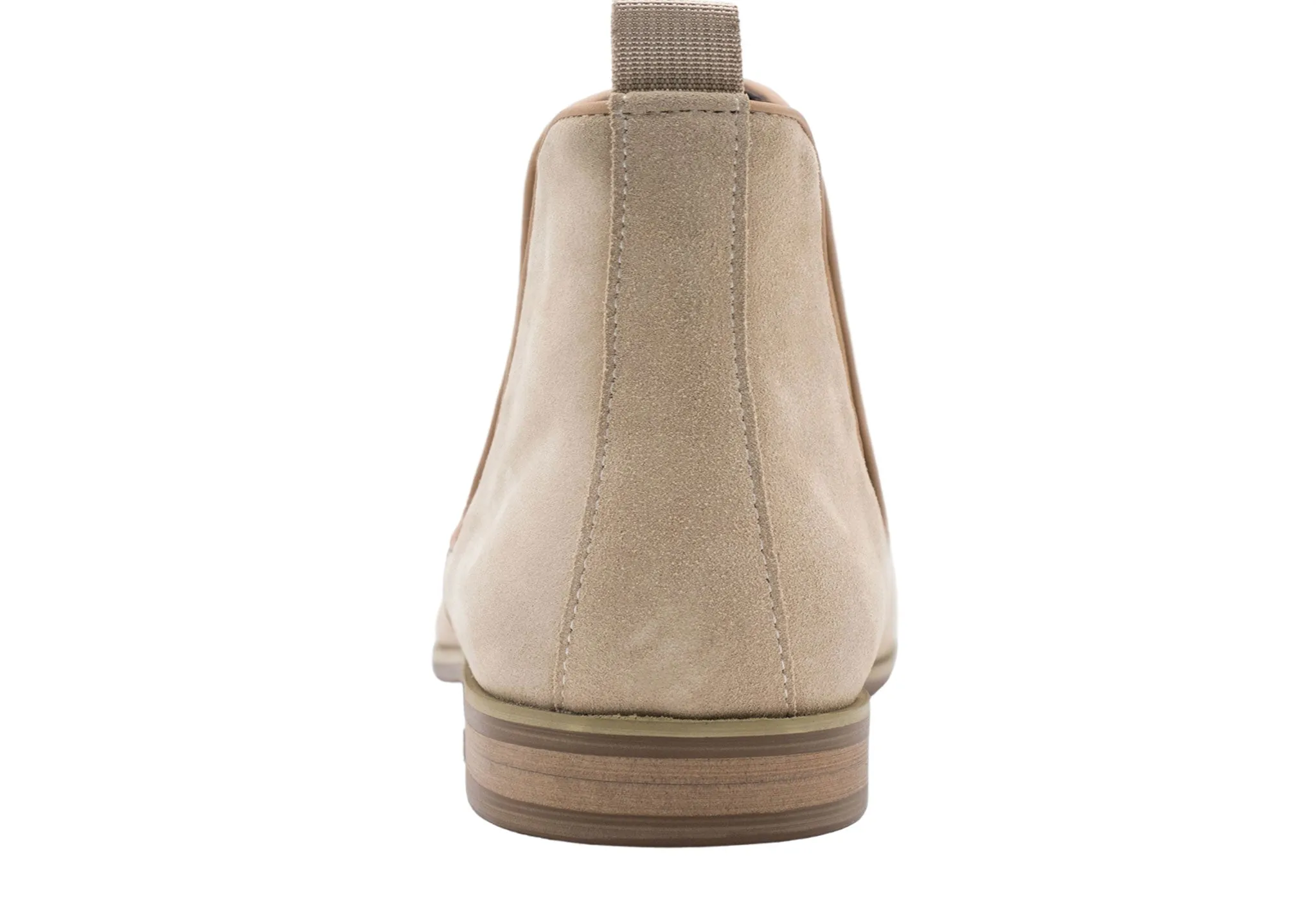 Centenario Beige Suede Chelsea Boots