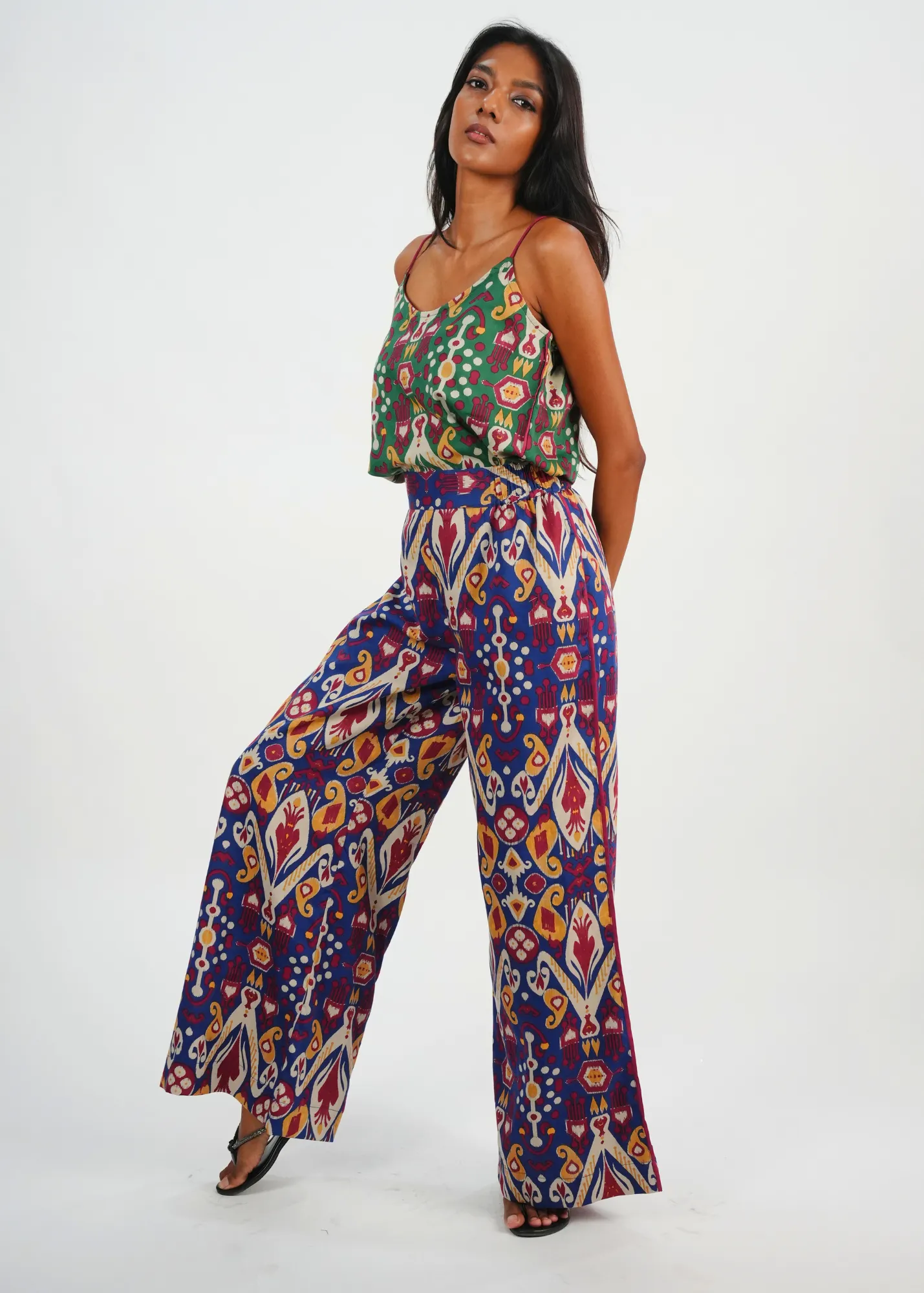 Chhaya Wide Leg Pant - Majorelle Bazaar