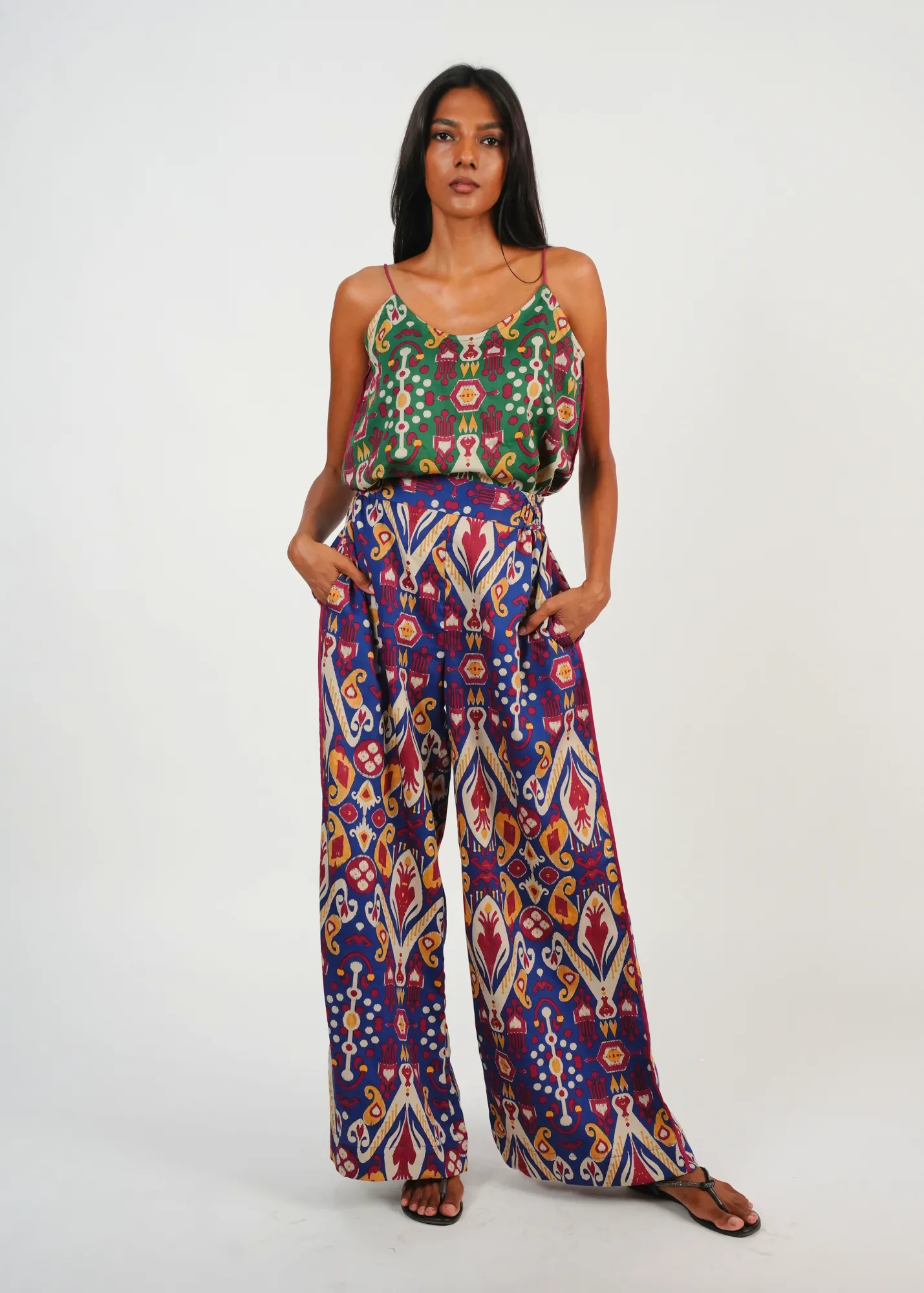 Chhaya Wide Leg Pant - Majorelle Bazaar