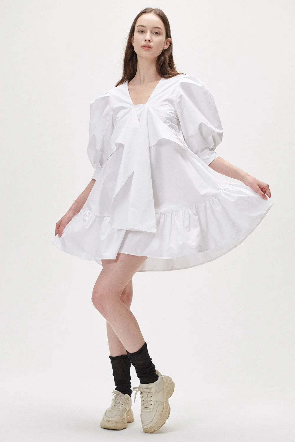 Cinthy Puff Sleeve Mini Dress