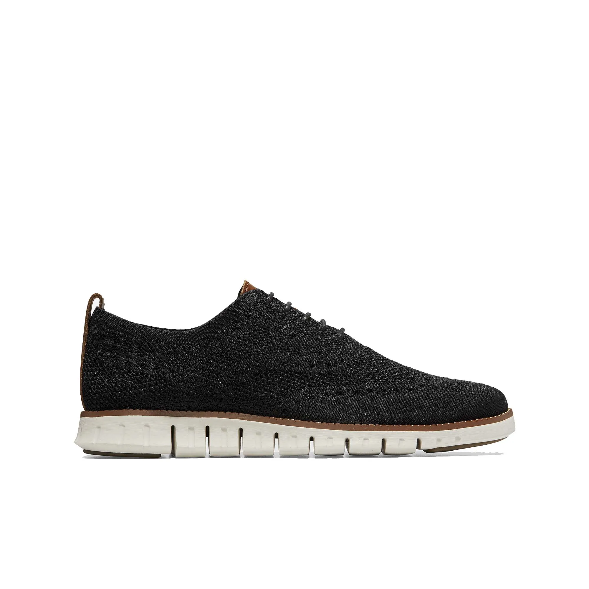     Cole Haan ZERGRAND Stitchlite Oxfrd Black Knit Ivory