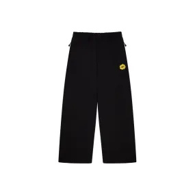 Cosmic Speed Wide-Leg Sweatpants Midnight Black