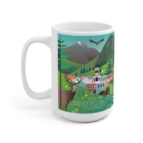 CRESTED BUTTE SUMMER 11 OZ OR 15 OZ CERAMIC MUG