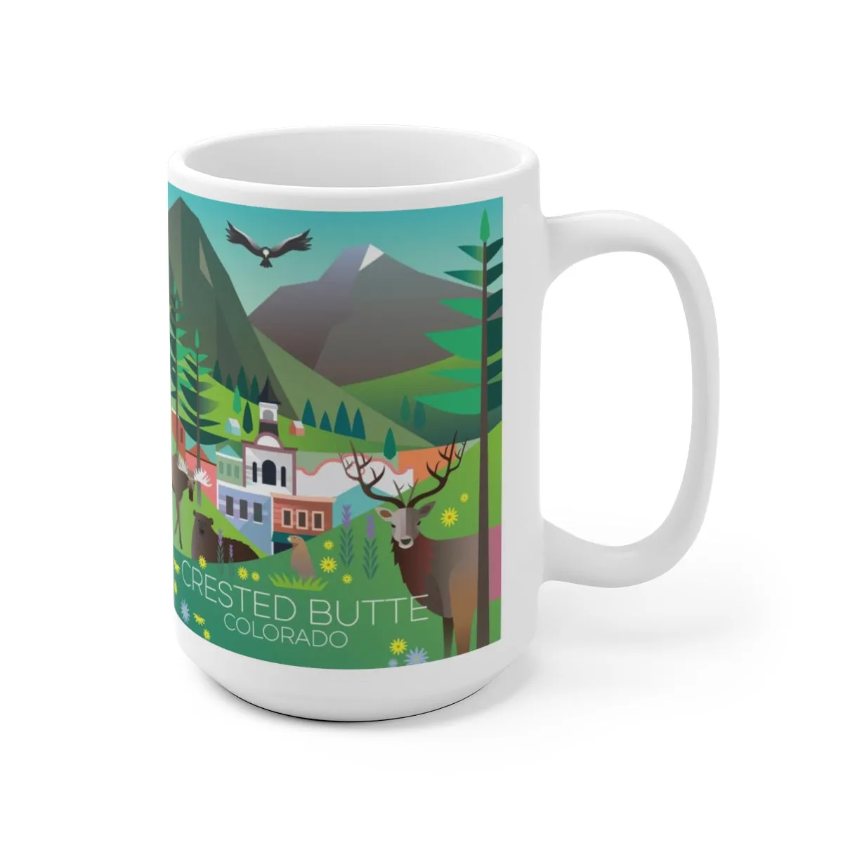 CRESTED BUTTE SUMMER 11 OZ OR 15 OZ CERAMIC MUG