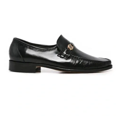 Crockett & Jones Vincent Black Moccasins