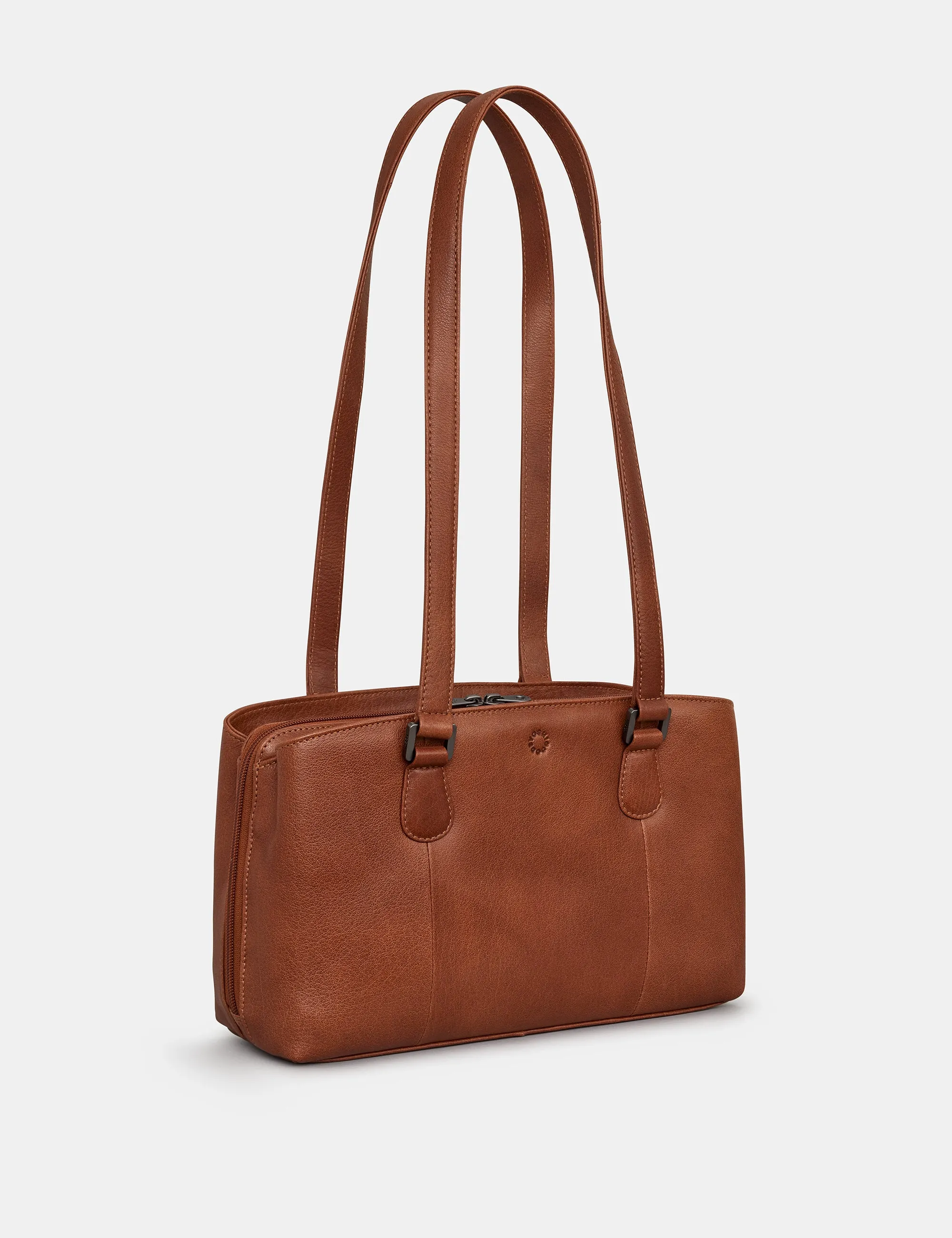 Ealing Brown Leather Shoulder Bag