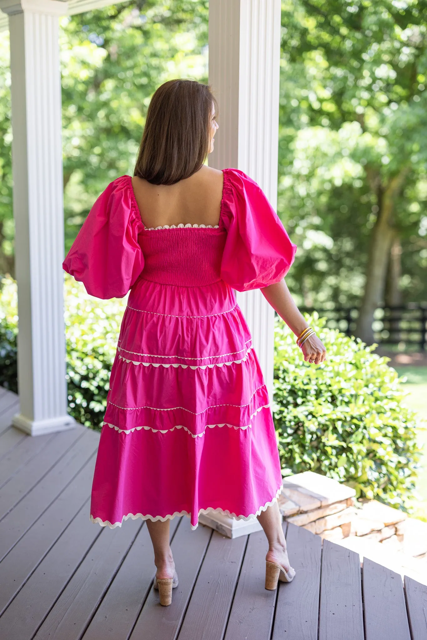 Fairytale Beginning Pink Midi Dress