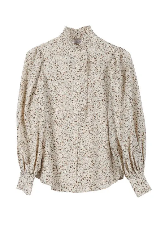 Floral Frill Blouse