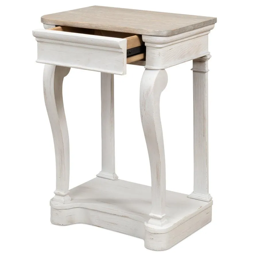 French Cabriole Leg Nightstand