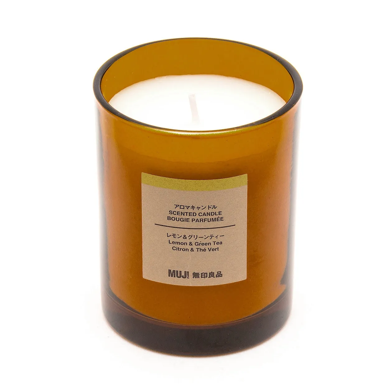 Glass Candle - Lemon & Green Tea (1 Wick)