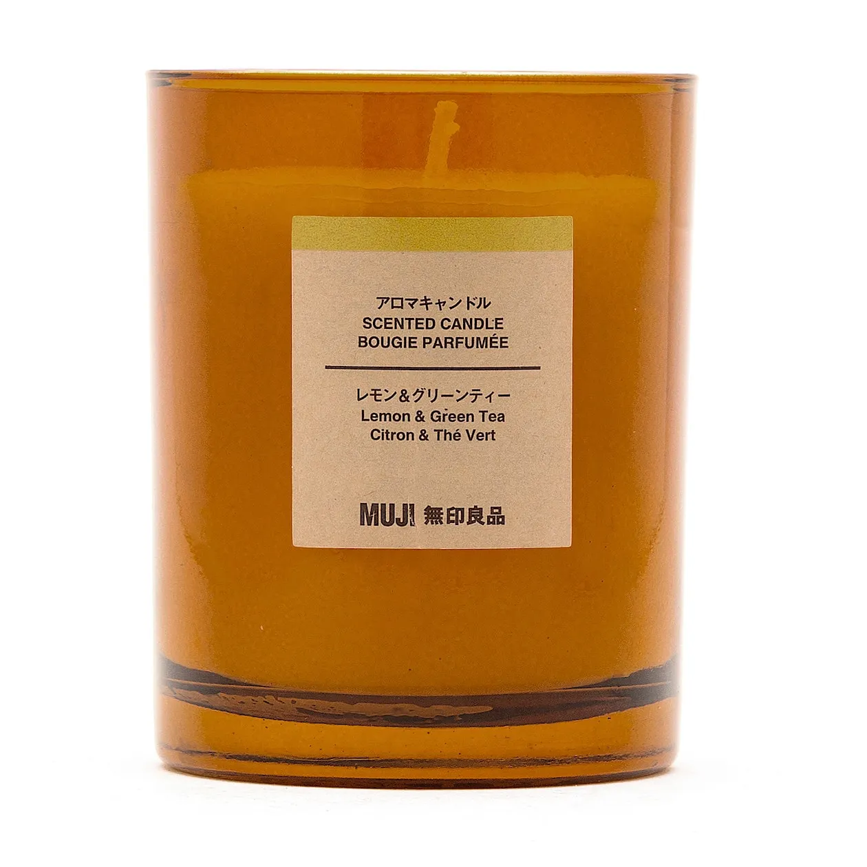 Glass Candle - Lemon & Green Tea (1 Wick)