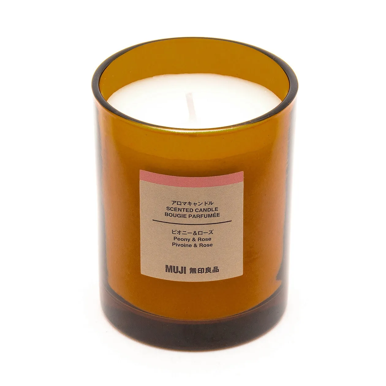 Glass Candle - Peony & Rose (1 Wick)