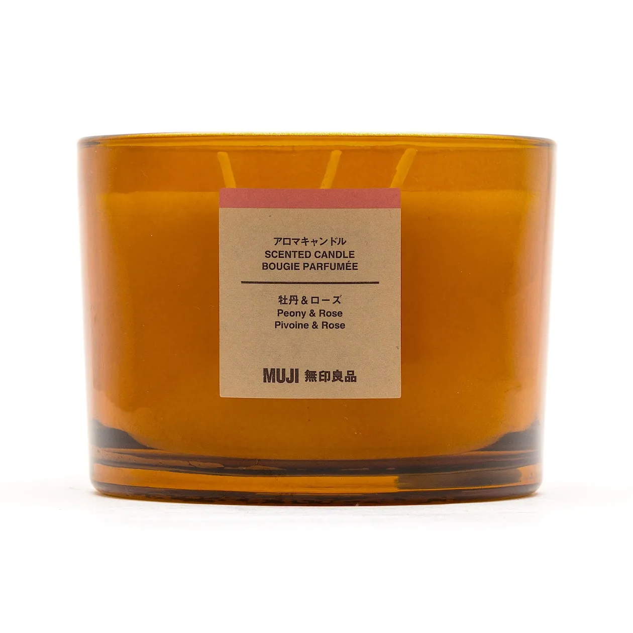 Glass Candle - Peony & Rose (3 Wick)