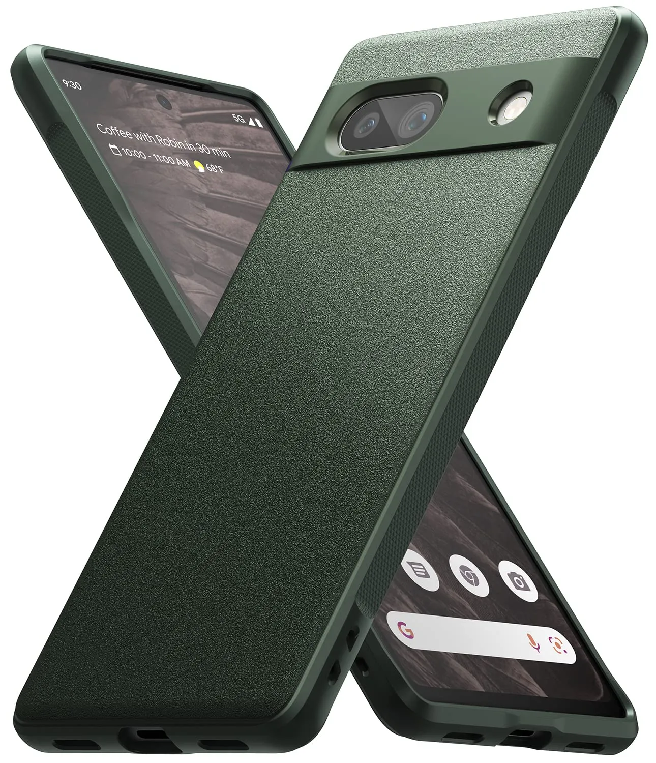 Google Pixel 7a Back Cover Case | Onyx  - Dark Green