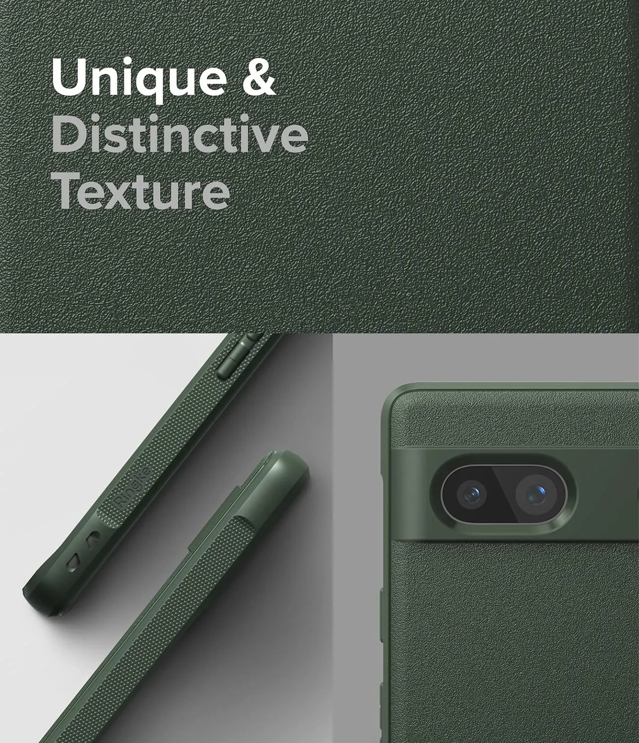 Google Pixel 7a Back Cover Case | Onyx  - Dark Green