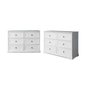 Hamptons Six Drawer - Wide Bundle