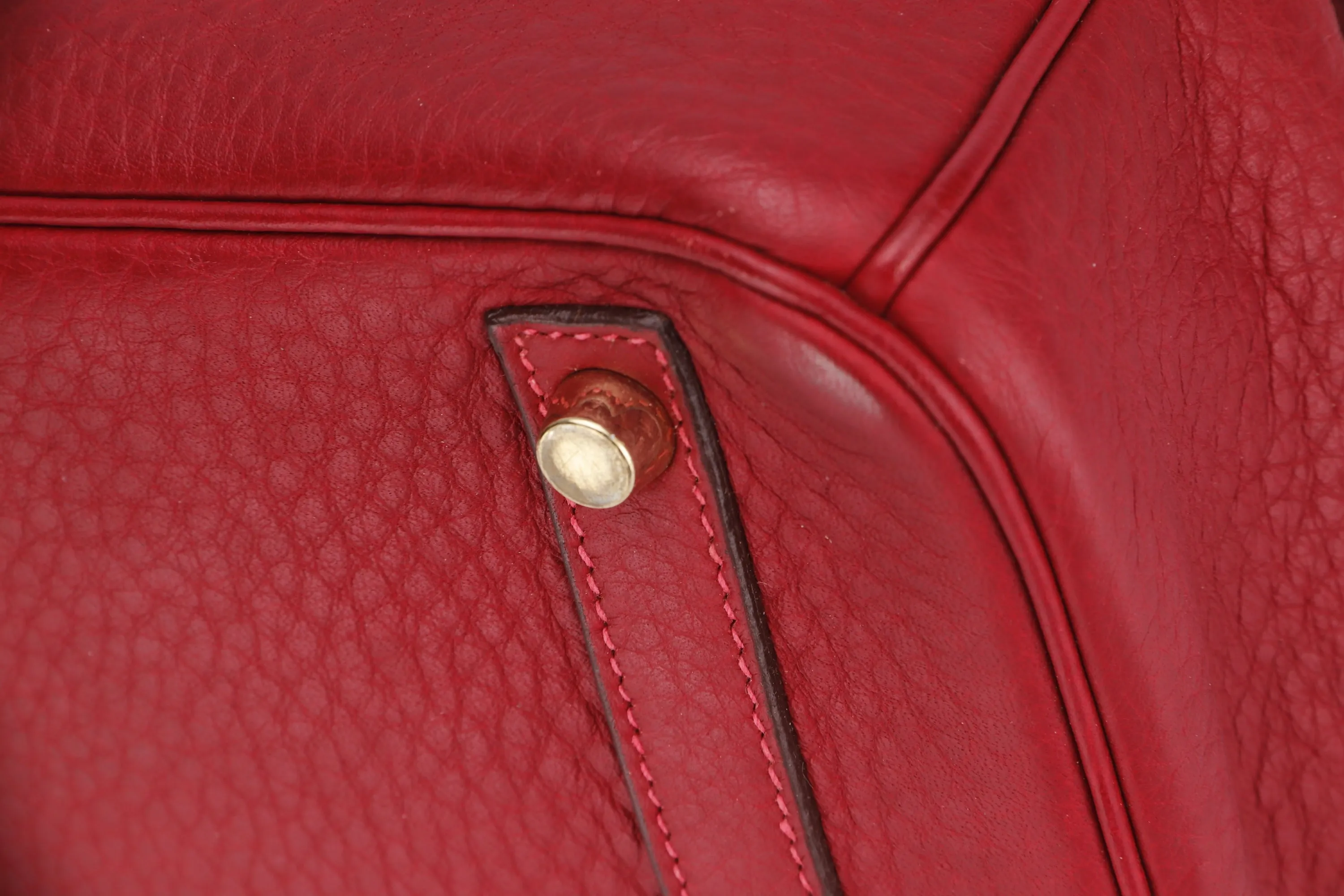 HERMES BIRKIN 30 (STAMP I (2005)) ROUGE GARANCE FJORD LEATHER GOLD HARDWARE, WITH KEYS, LOCK, RAINCOAT & DUST COVER