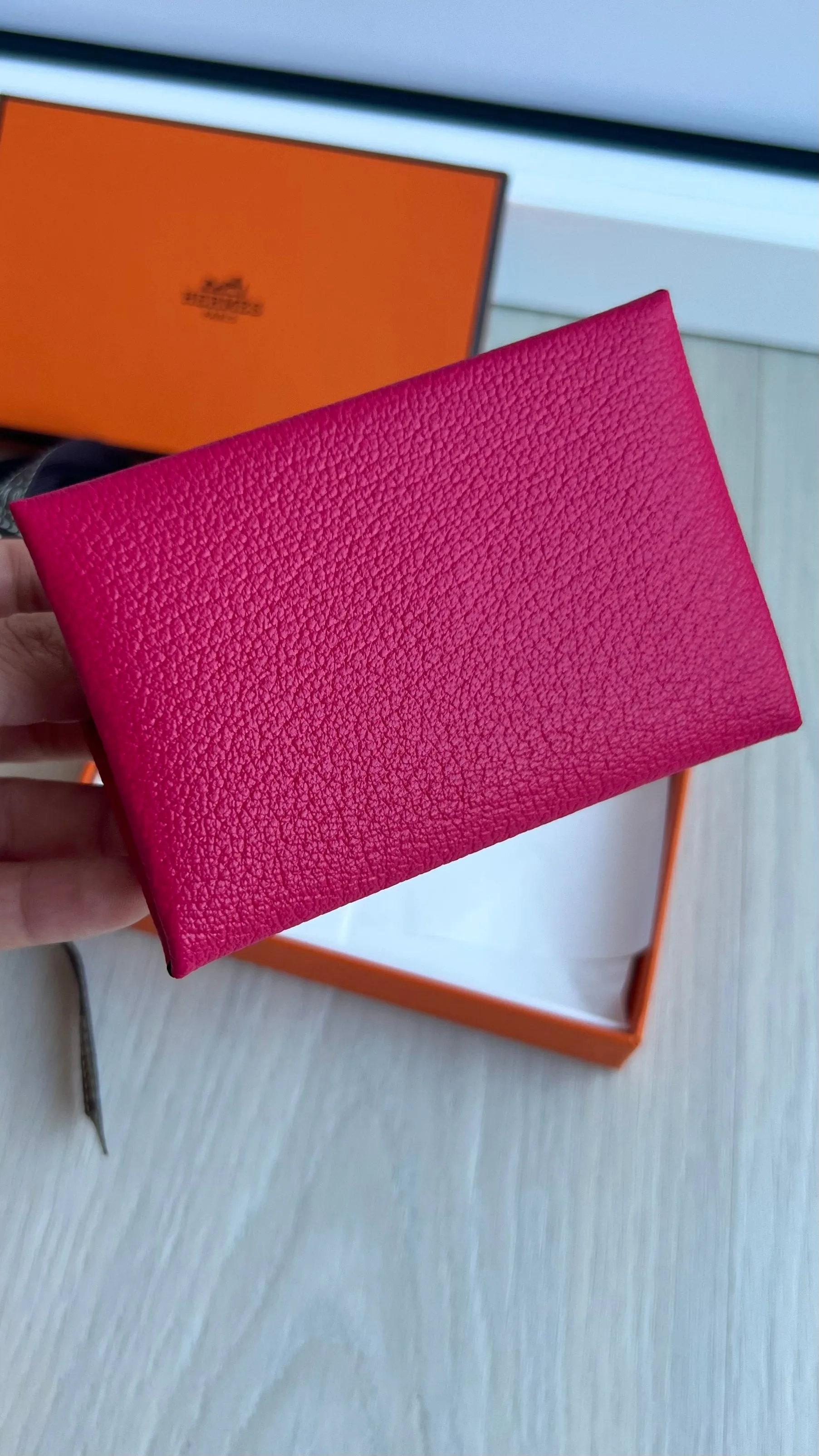 Hermes Calvi Card Holder