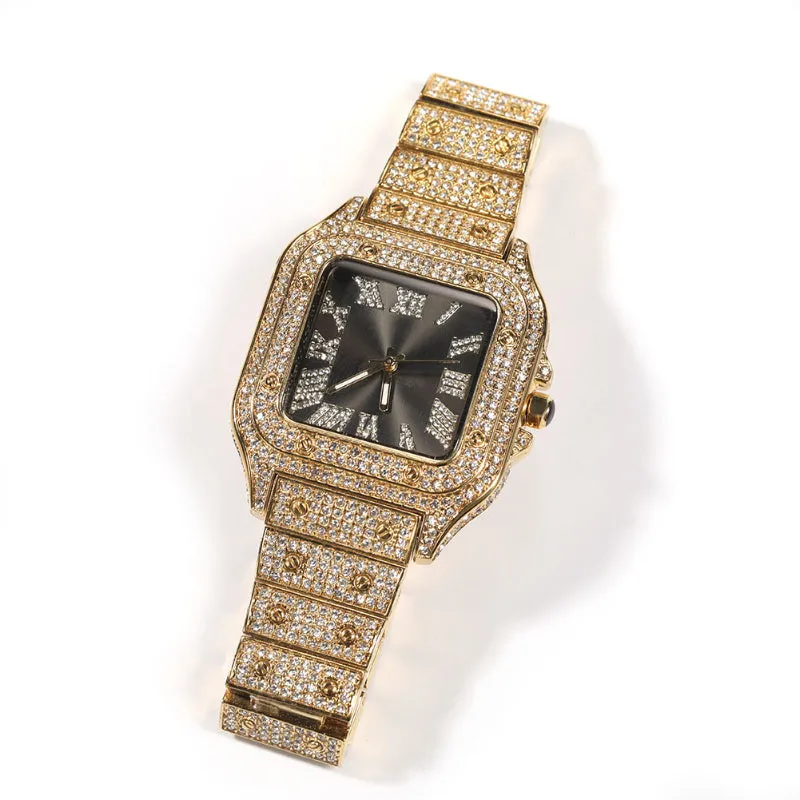 Hip Hop Roman numeral Quartz Watch