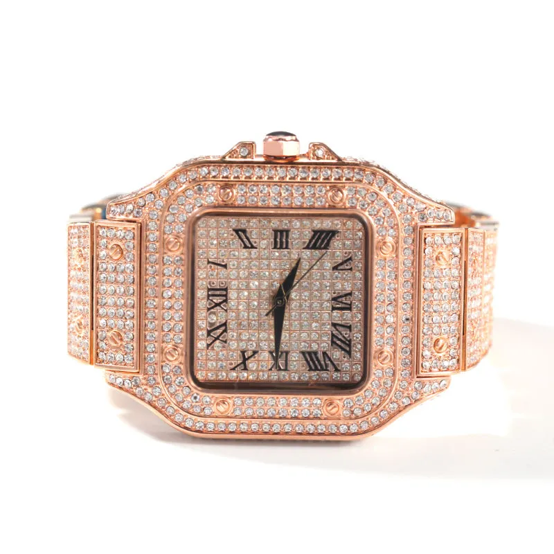 Hip Hop Roman numeral Quartz Watch