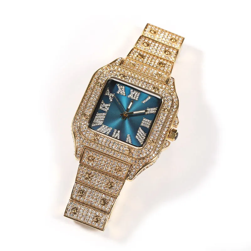 Hip Hop Roman numeral Quartz Watch